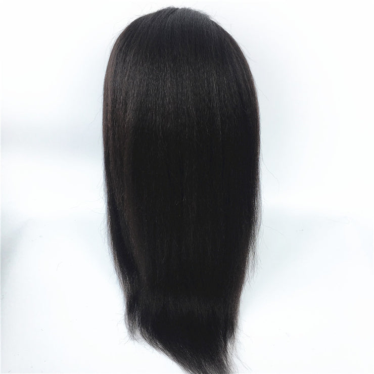 Italian Yaki 360 Lace Wigs Brazilian Human Hair 180% Density | JYL HAIR
