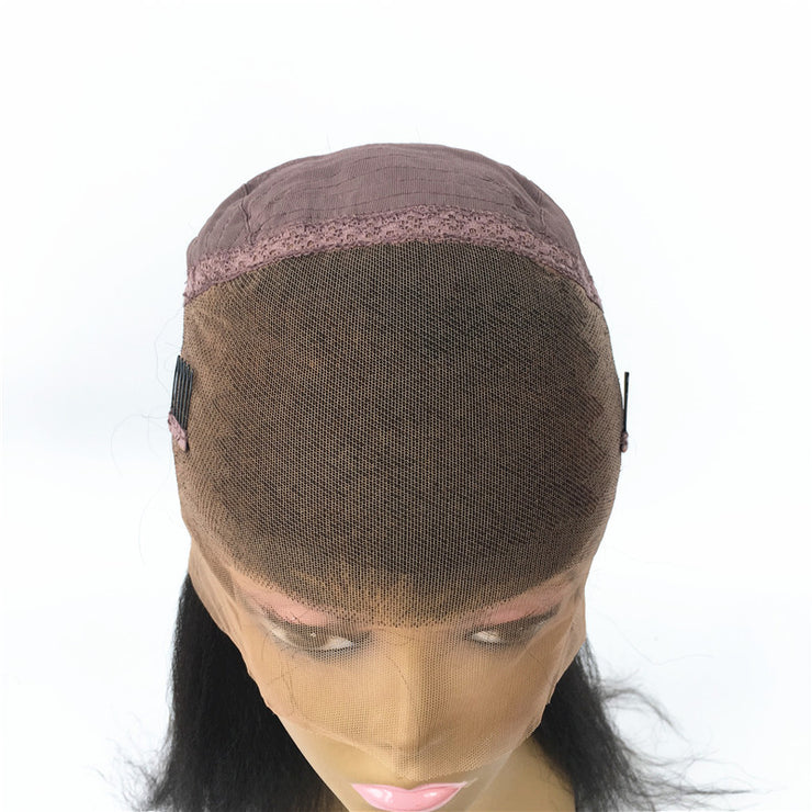 Italian Yaki 360 Lace Wigs Brazilian Human Hair 180% Density | JYL HAIR