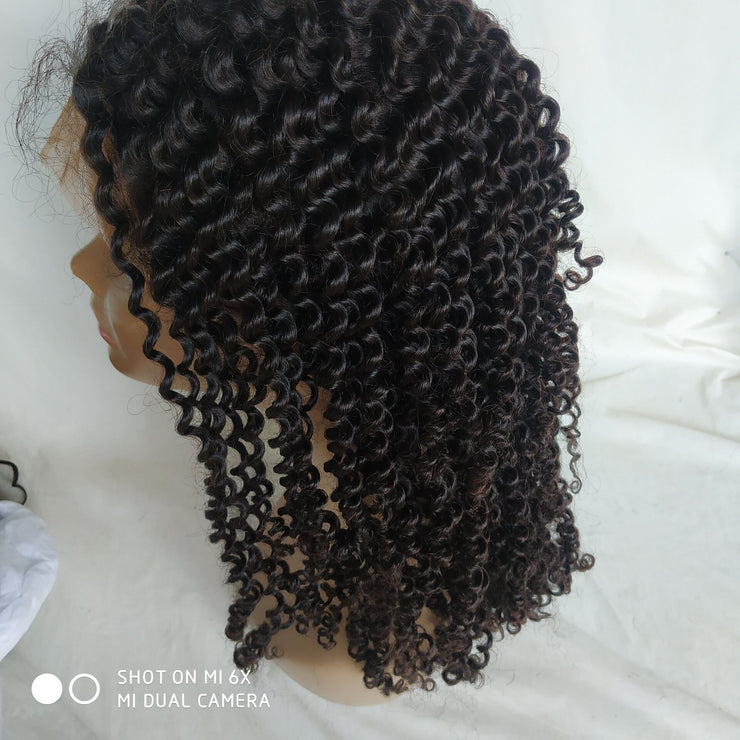 Curly Silk Top 360 Wig Brazilian Human Hair 180% Density | JYL HAIR