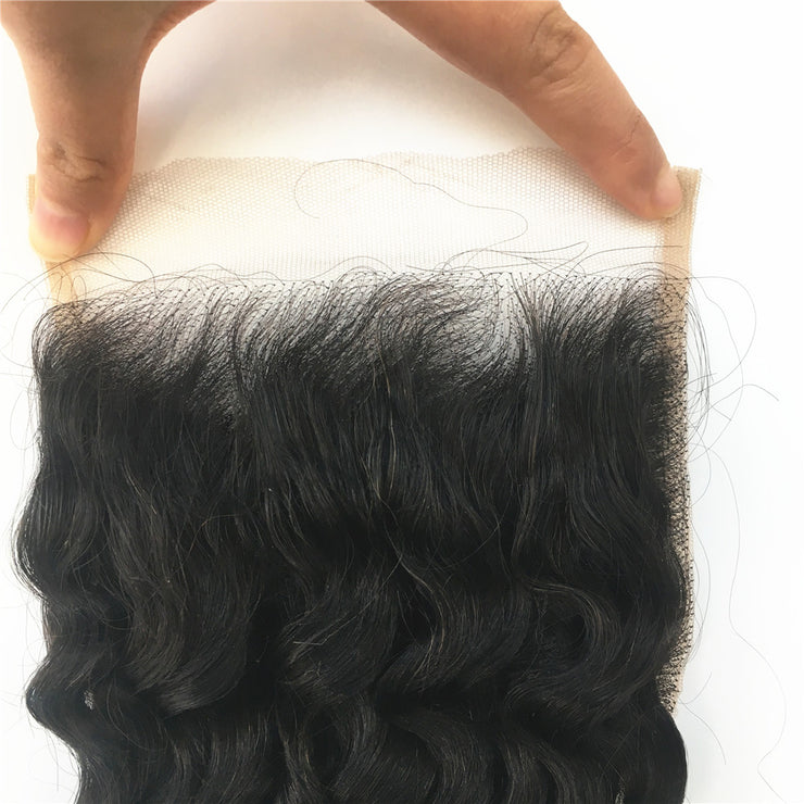 Deep Wave 5X5 HD Lace Closure Brazilian Human Virgin Hair | JYL HAIR