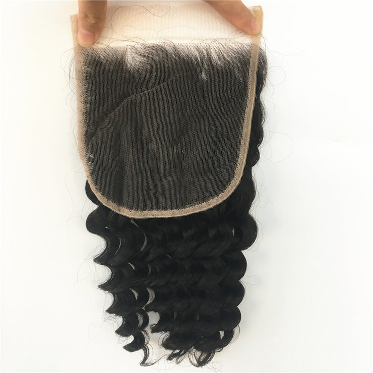 Deep Wave 5X5 HD Lace Closure Brazilian Human Virgin Hair | JYL HAIR