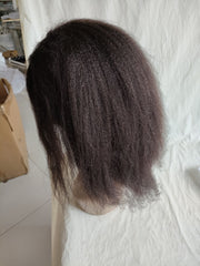 12‘’ #1b Italian yaki U part wig