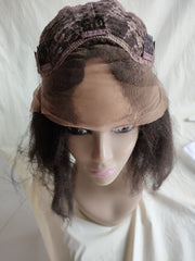 12‘’ #1b Italian yaki U part wig