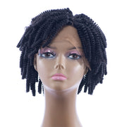 Synthetic Hair Kinky Curl Lace Front Wigs Left Part | JYL HAIR