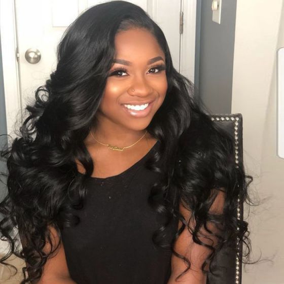 Loose Wave 360 Lace Wigs Brazilian Human Hair 180% Density | JYL HAIR