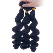 Loose Wave Brazilian Human Hair Bundles Machine Wefts 3PCS 100g/PC | JYL HAIR