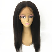 Silk Top Italian Yaki 360 Wigs Brazilian Human Hair 180% Density | JYL HAIR