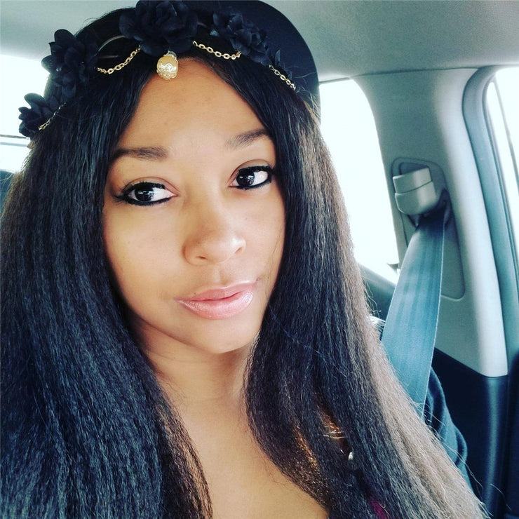 Silk Top Italian Yaki 360 Wigs Brazilian Human Hair 180% Density | JYL HAIR