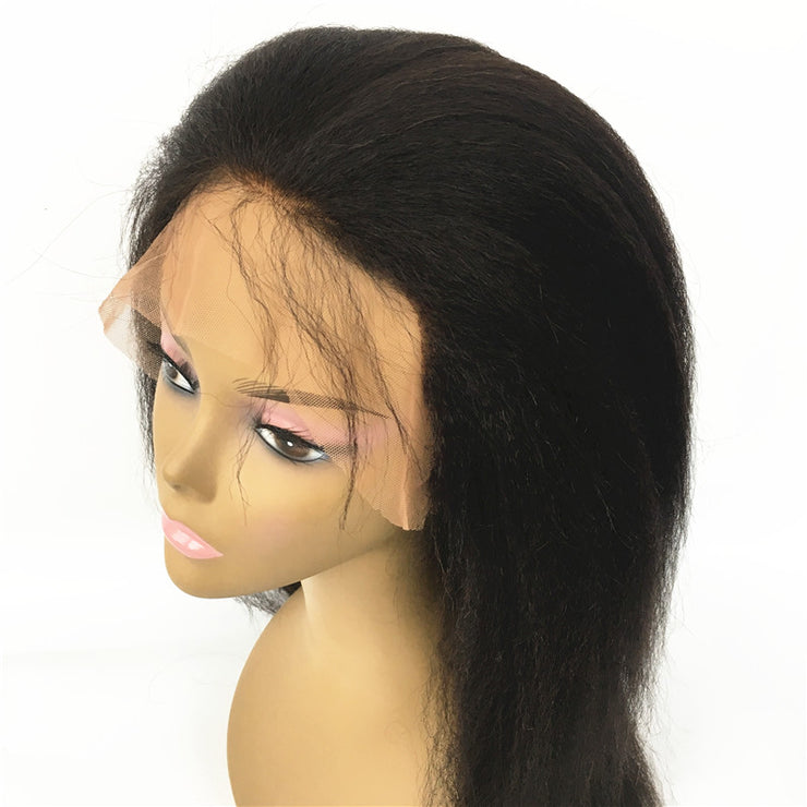 Silk Top Italian Yaki 360 Wigs Brazilian Human Hair 180% Density | JYL HAIR