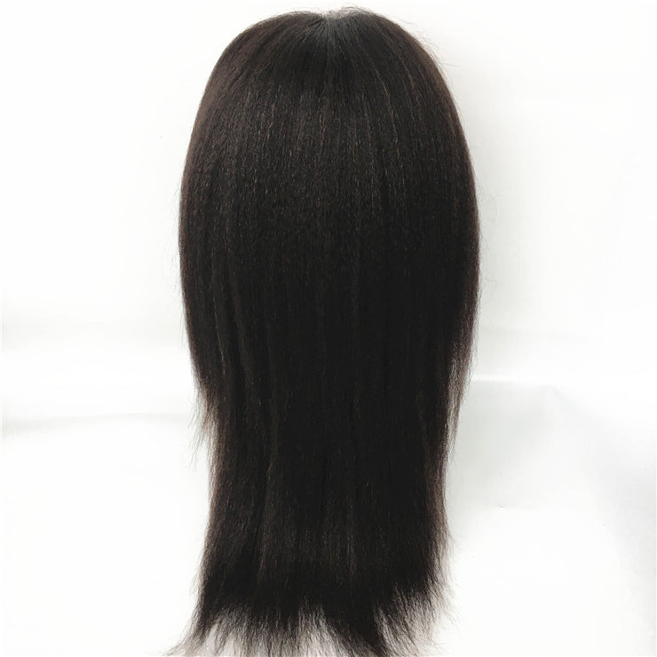 Silk Top Italian Yaki 360 Wigs Brazilian Human Hair 180% Density | JYL HAIR